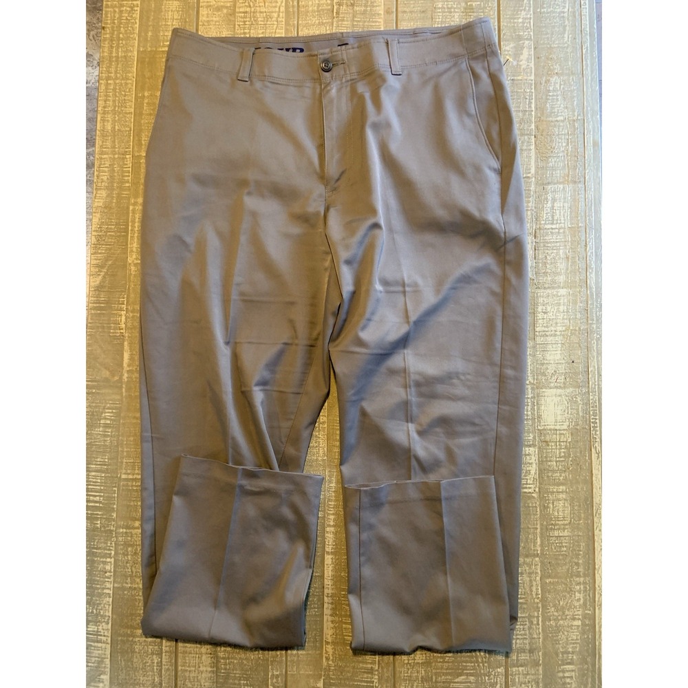 PGA Tour Mens Course Comfort Stretch Performance Golf Pants Sz 34x32 Dark Grey